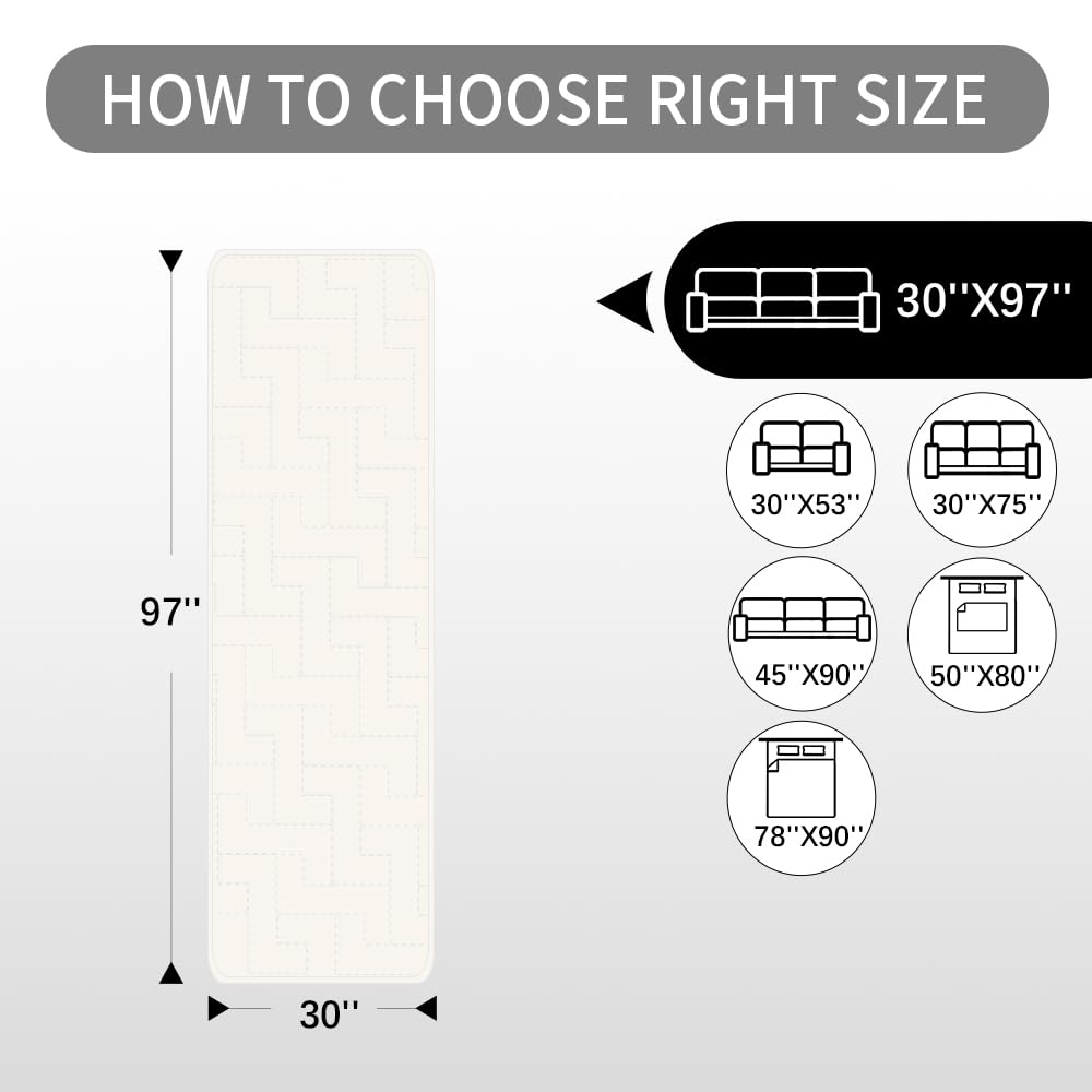 Fuguitex sizes image shows six available dimensions for coverage