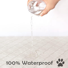 fuguitex waterproof dog blanket cover in grey offers cozy reversible plush warmth.