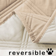 Fuguitex blanket colors blend with decor, reversible option for style change.