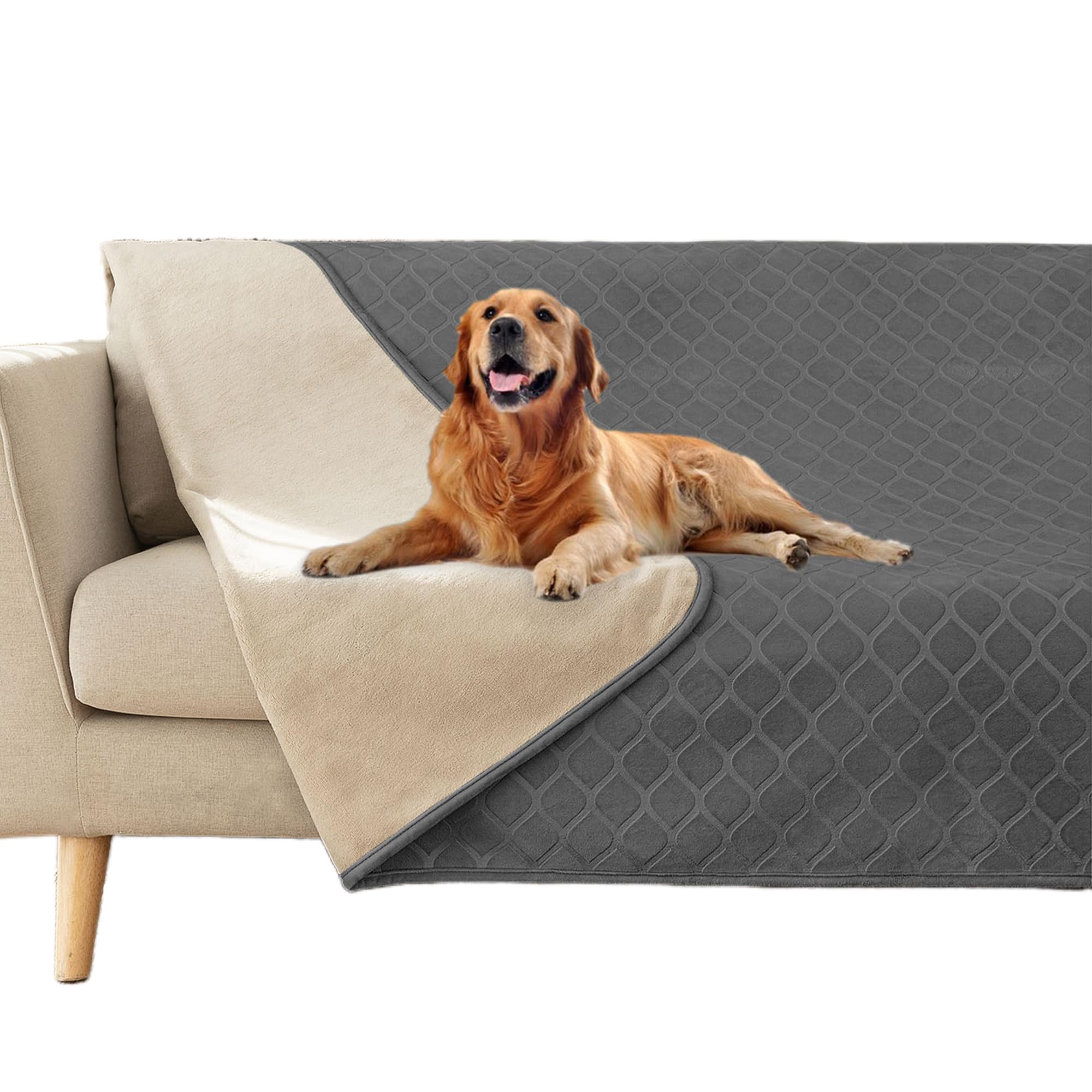 fuguitex waterproof dog blanket cover 40x60 guards furniture from spills with 100% waterproof design.