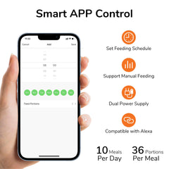 FUKUMARU app-control image showing remote scheduling via Smartlife app.