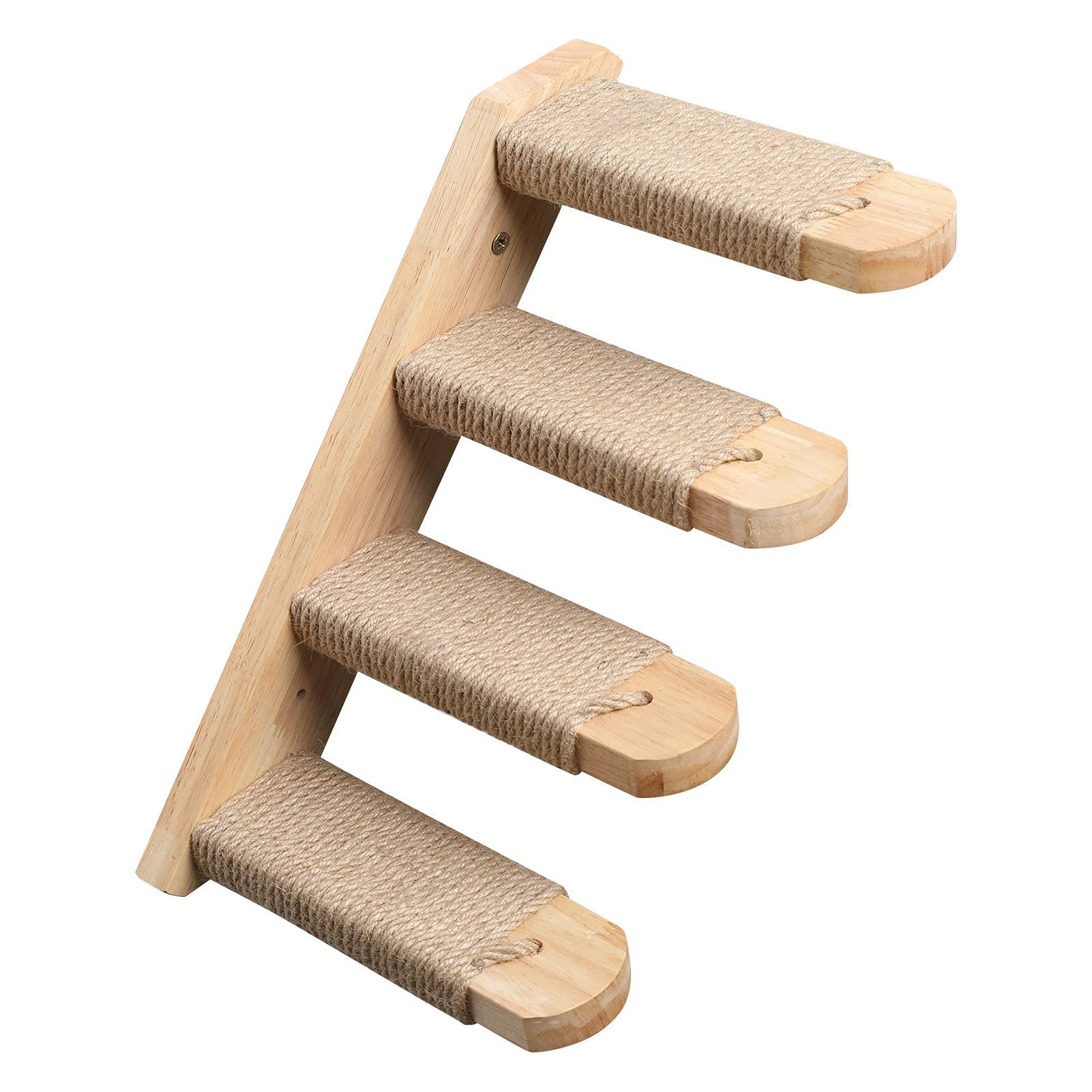 FUKUMARU Cat Climbing Shelf wall-mounted installation demonstrates easy setup and space-saving cat furniture.