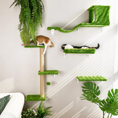 FUKUMARU cat jungle gym bridge bed showcases connected play and rest