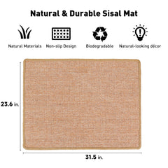 FUKUMARU cat-playing-on-scratch-mat shows feline exercising on scratch pad