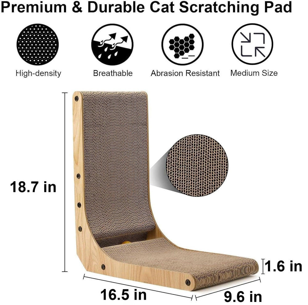 FUKUMARU cat scratcher ball toy closeup reveals engaging play feature.