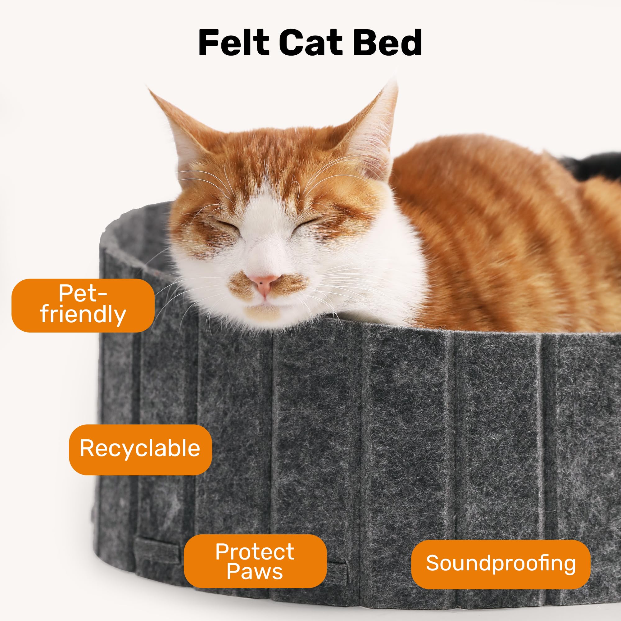 FUKUMARU non toxic cardboard construction promotes safe long lasting use for multi cat homes