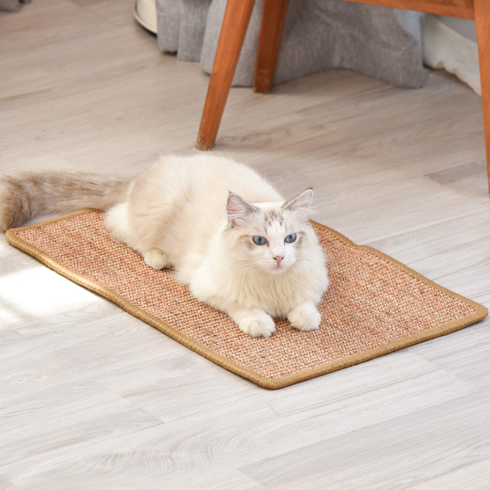 FUKUMARU natural biodegradable sisal mat safe for pets and eco friendly.