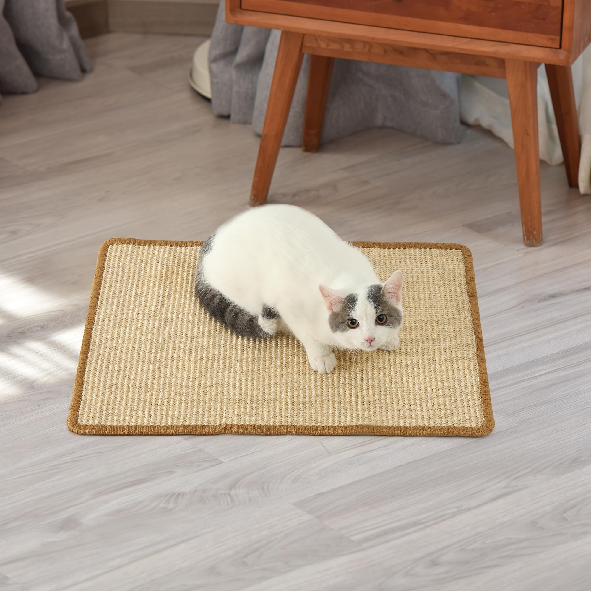 FUKUMARU Mat on living room floor demonstrating furniture protection