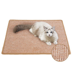 FUKUMARU cat-scratcher-mat natural sisal surface for durable scratching