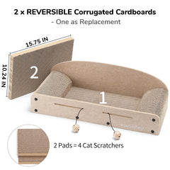 FUKUMARU reversible-scratchers image shows dual scratching boards for longer use.