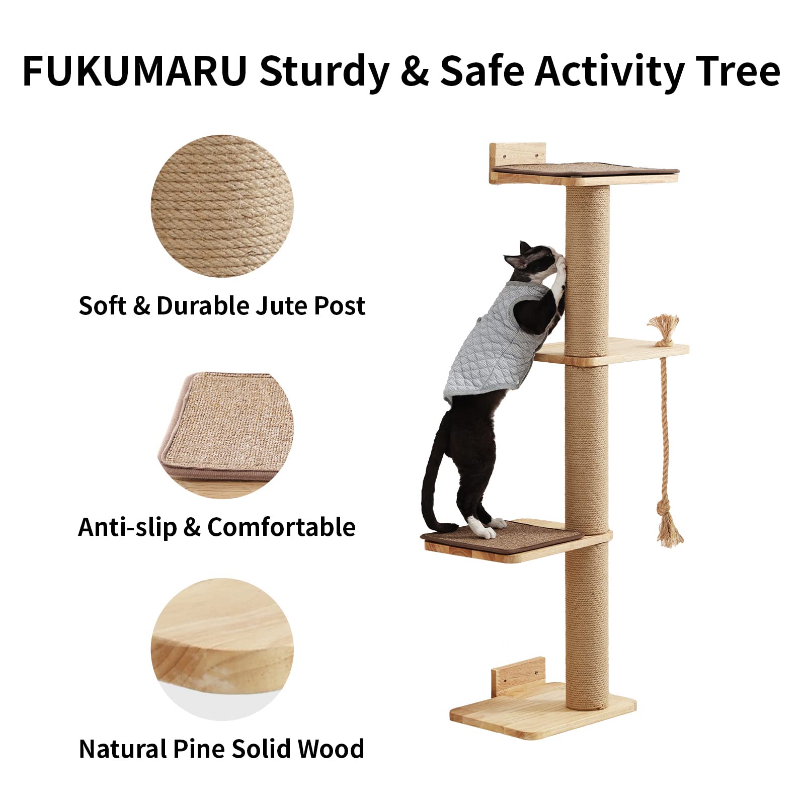 FUKUMARU two-shelves with cushions deliver brief breaks and comfortable naps.