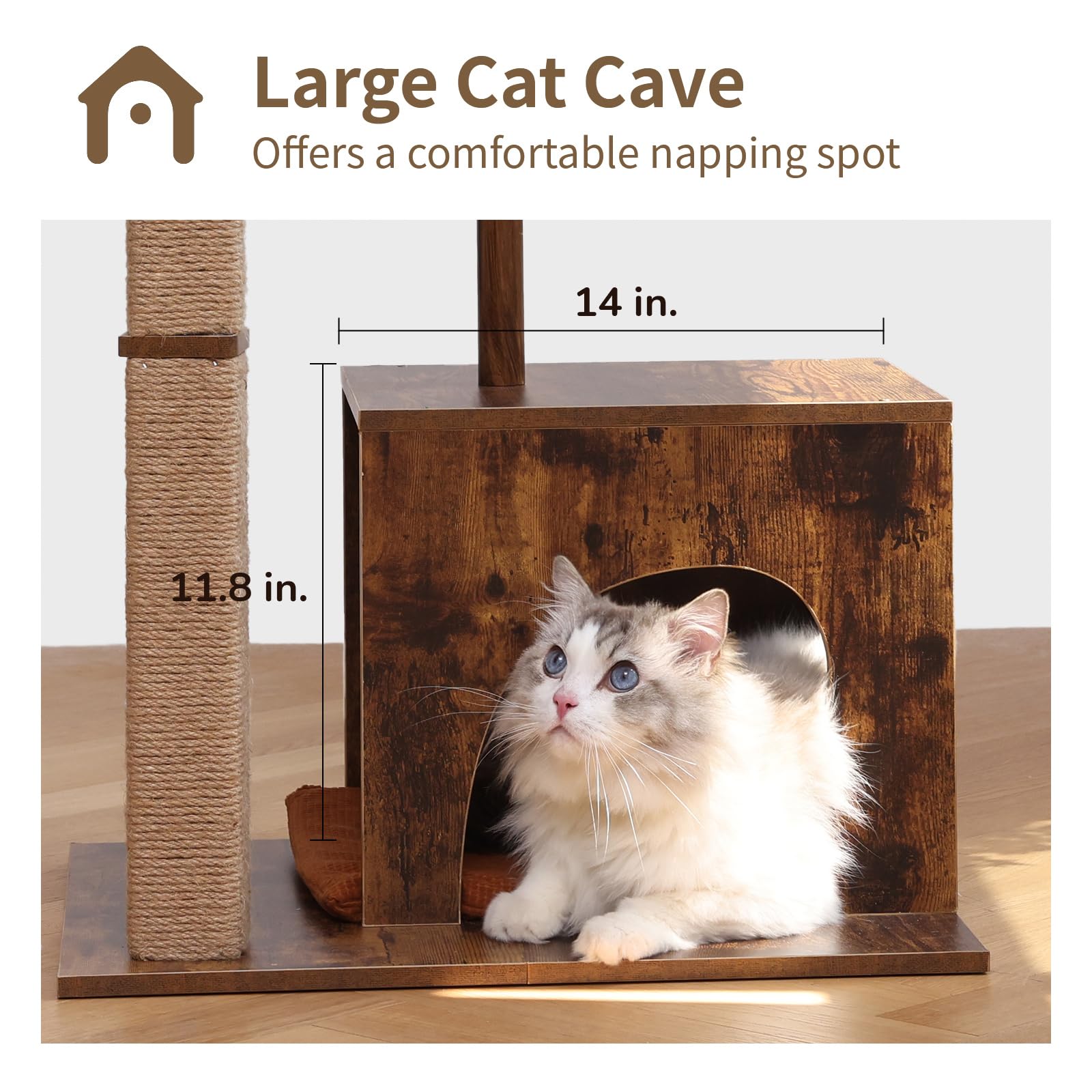 FUKUMARU top cushions deliver soft lounging comfort for relaxed cat naps.