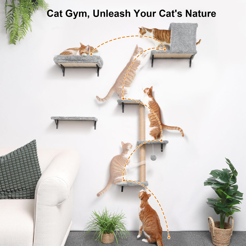 FUKUMARU cat wall bed: cozy retreat for daytime naps and lounging.