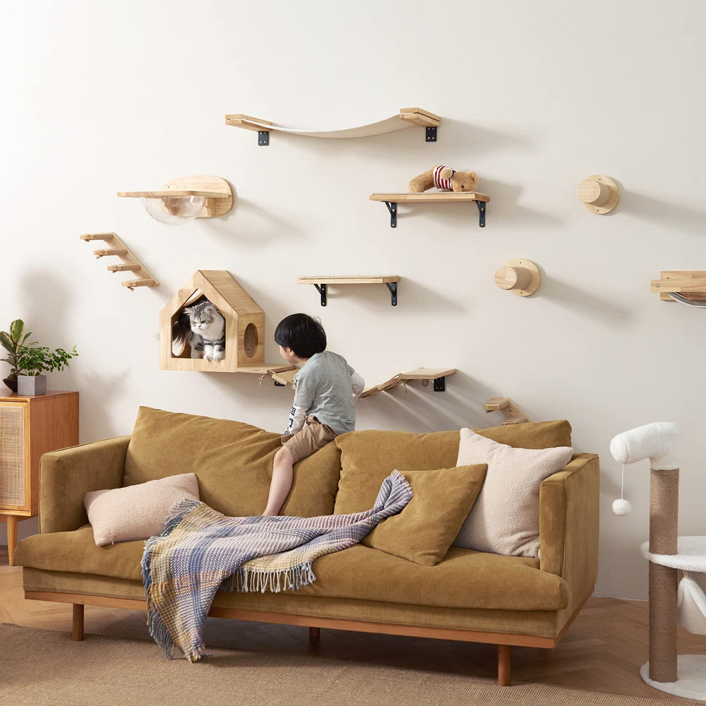 FUKUMARU cat wall furniture complements modern interiors while giving cats own space