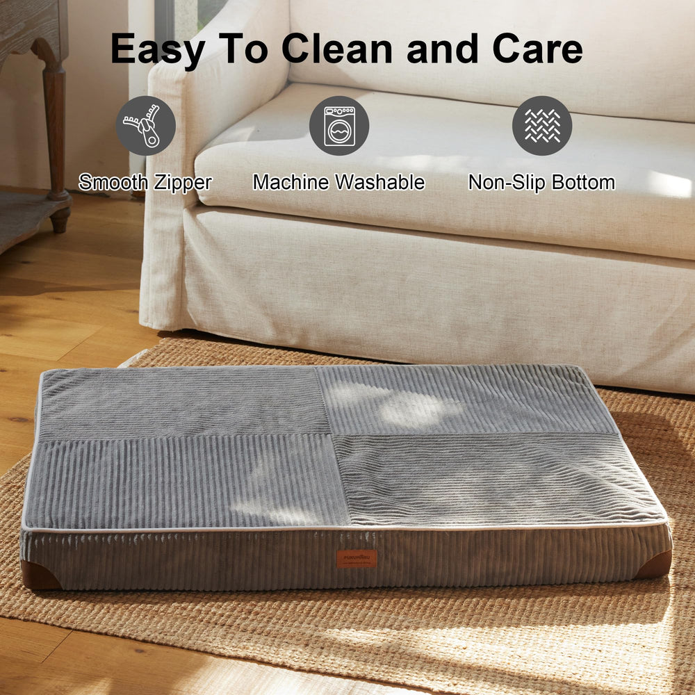 FUKUMARU crate-mat setup provides versatile comfort at home.