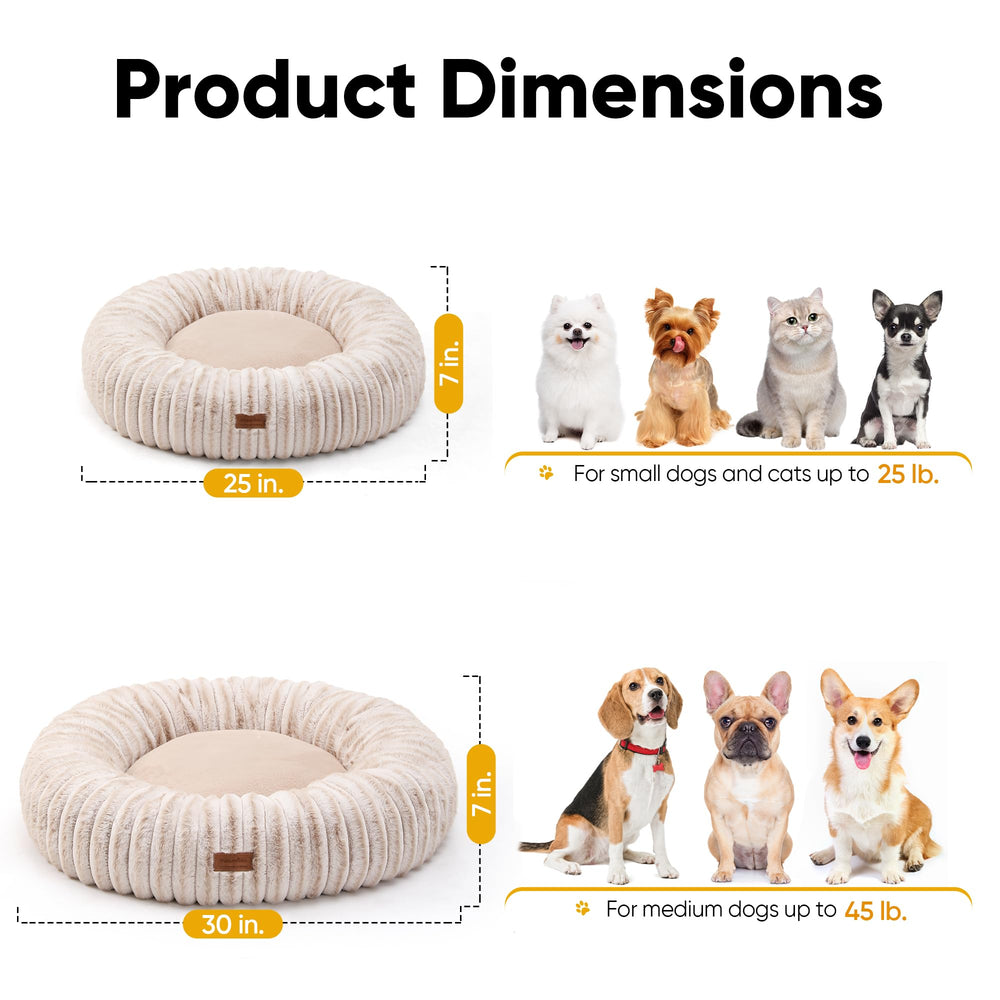 FUKUMARU dog bed anti-slip bottom keeps it in place.