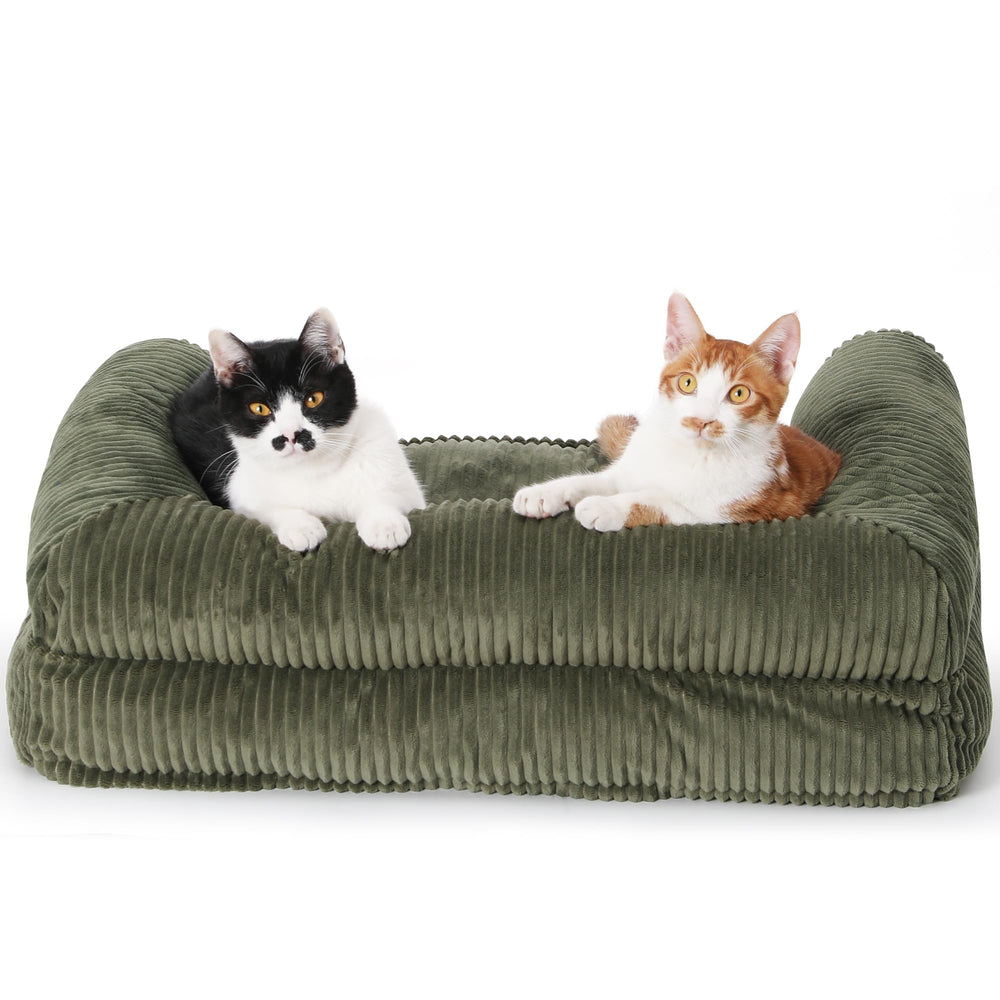 FUKUMARU dog couch bed memory-foam detail for plush support