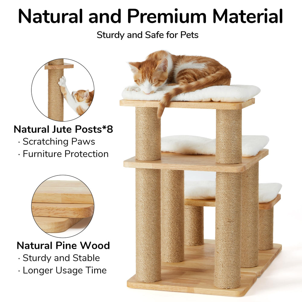 FUKUMARU dog-stairs-anti-slip-base demonstrates secure footing on carpets and floors.