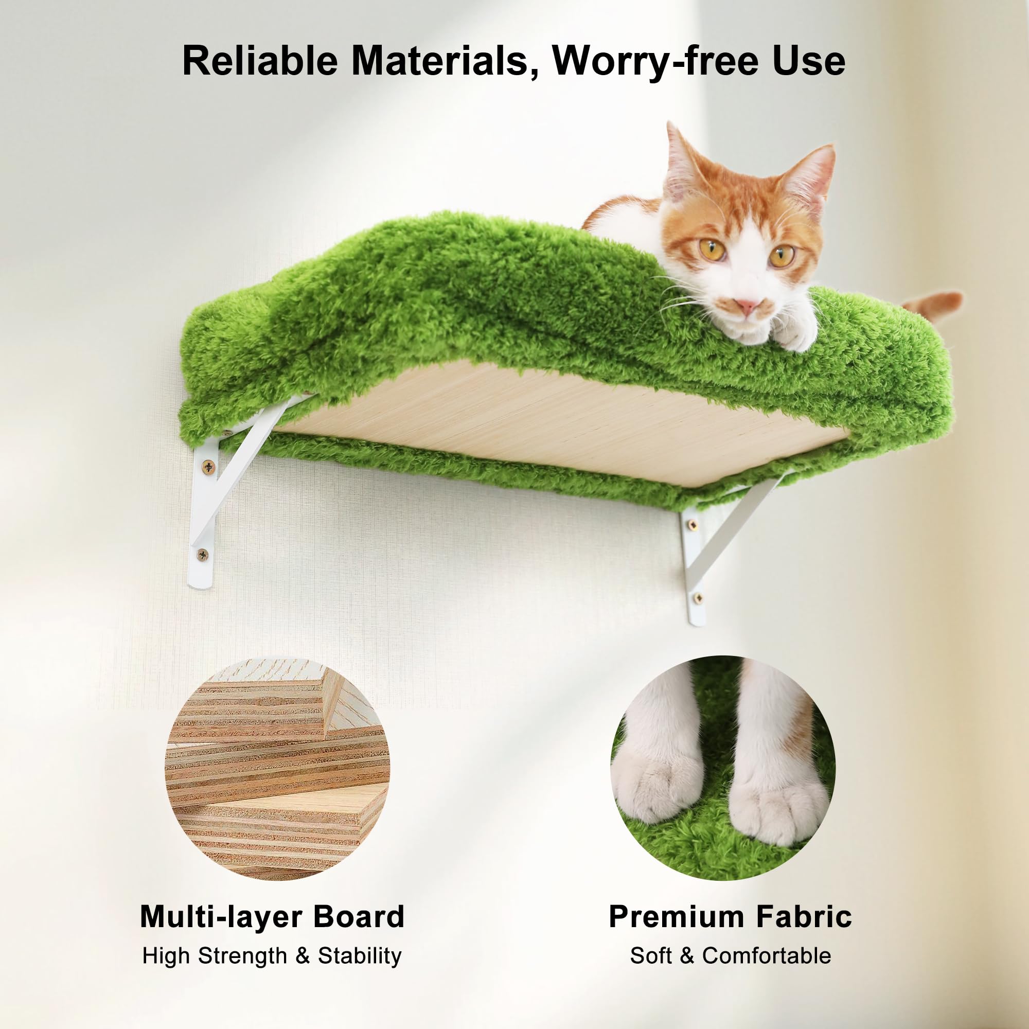 FUKUMARU green wall shelves decor blends with home decor