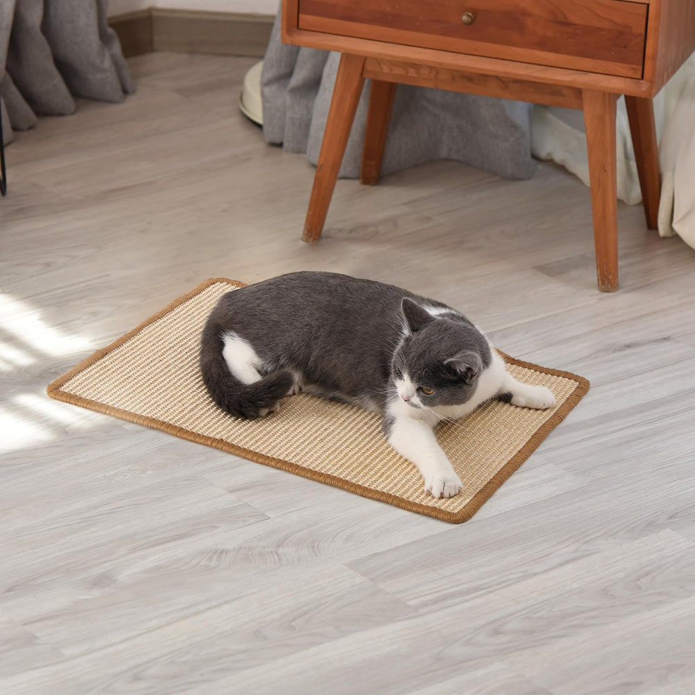 FUKUMARU Scratch mat with sticky tapes for easy floor or furniture installation