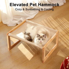 FUKUMARU suspended fabric bed provides breathable comfort for restful naps.
