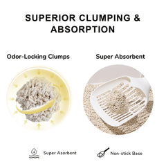 FUKUMARU fast-clump pellets form tight clumps for easy scooping.
