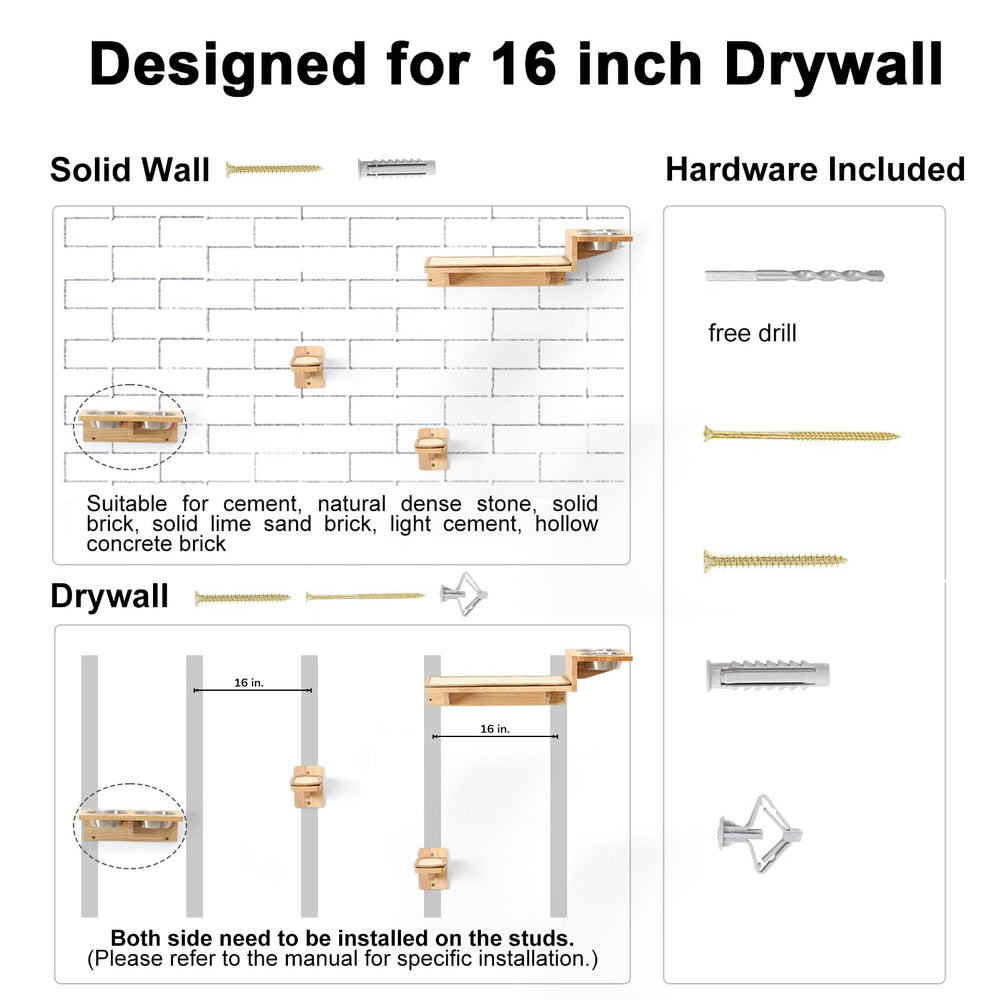 FUKUMARU wall jungle gym mounting details for easy DIY setup.