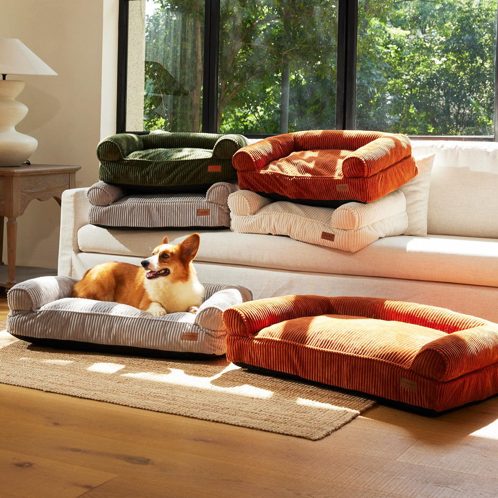 FUKUMARU washable cover dog bed simplifies cleaning
