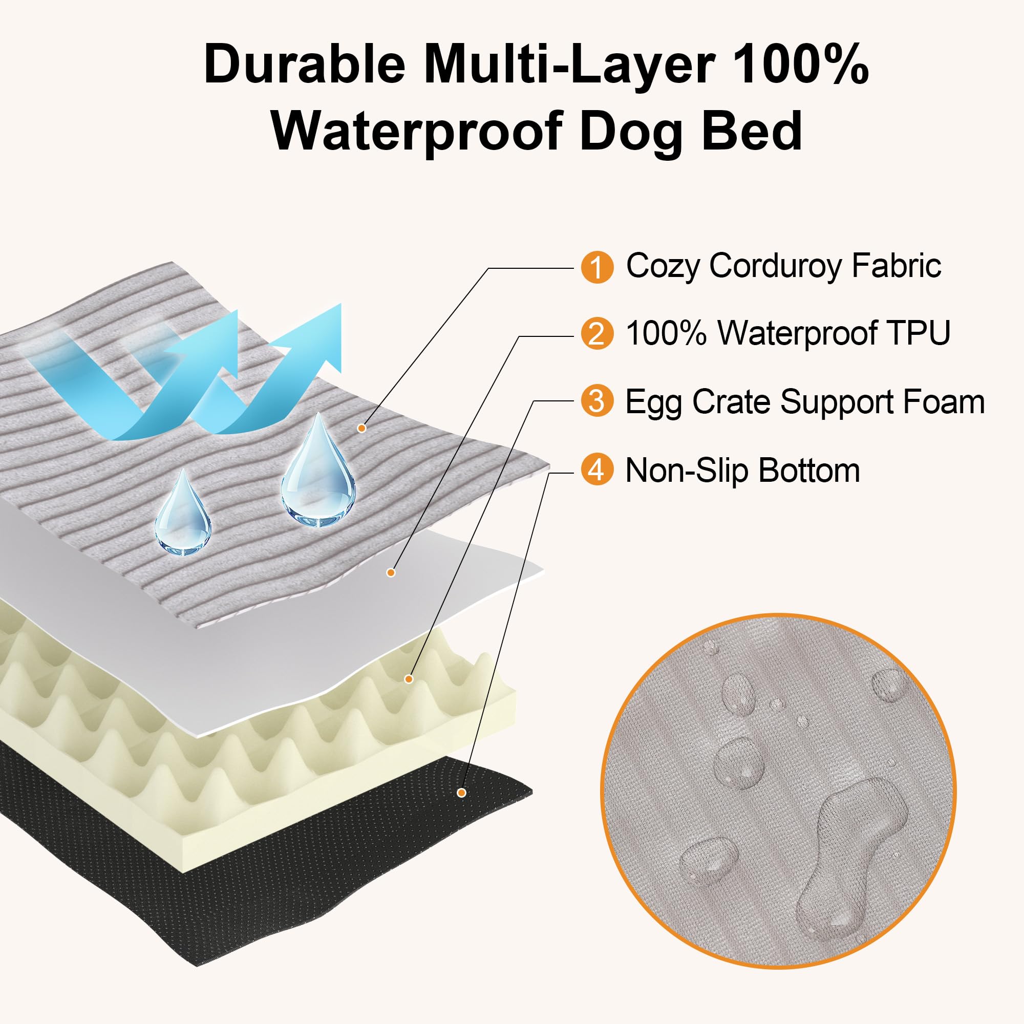 FUKUMARU bed cover is removable and washable for easy hygienic care.
