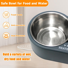 Fuliuna built-in heater view demonstrates consistent warmth for pets during winter.