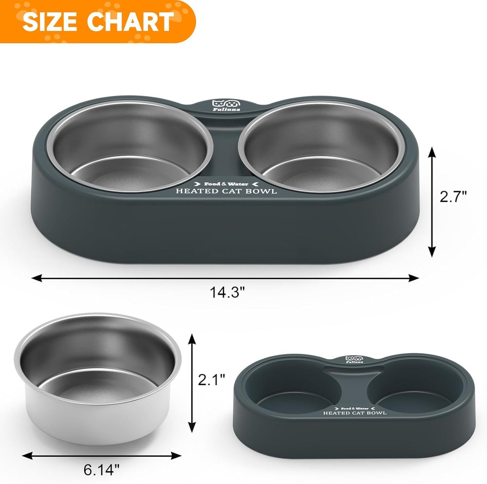 Fuliuna removable dishwasher bowls photo demonstrates easy cleaning after meals.