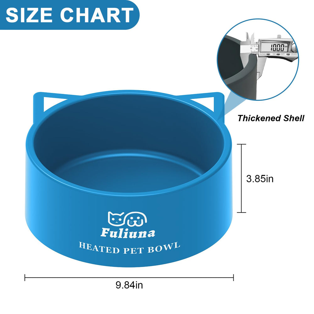 Fuliuna UL-tested BPA-free material indicates safe drinking water for pets.