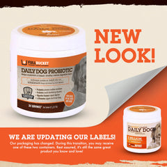 FullBucket Daily Dog Probiotic dosing-scoop for easy meal sprinkling