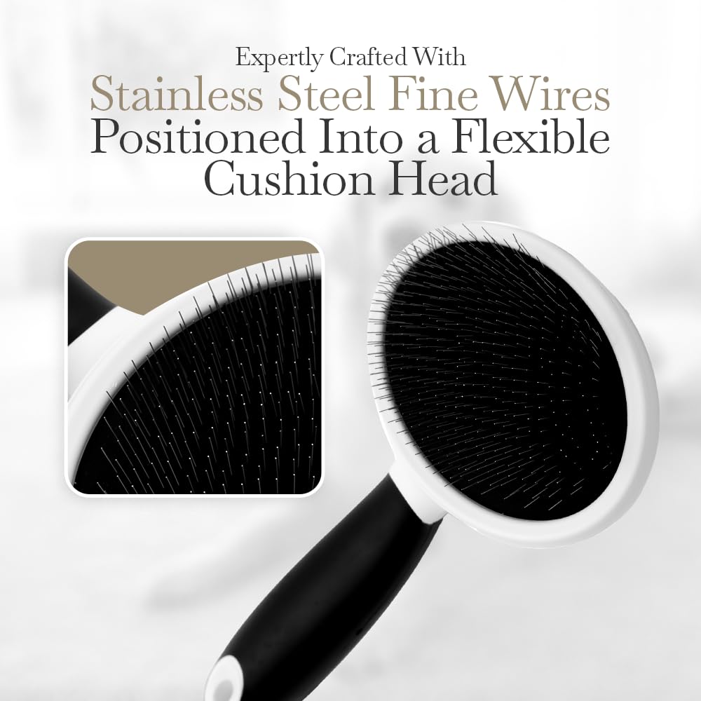 Fuller Brush Slicker Pet Brush fine steel wires for undercoat brushing