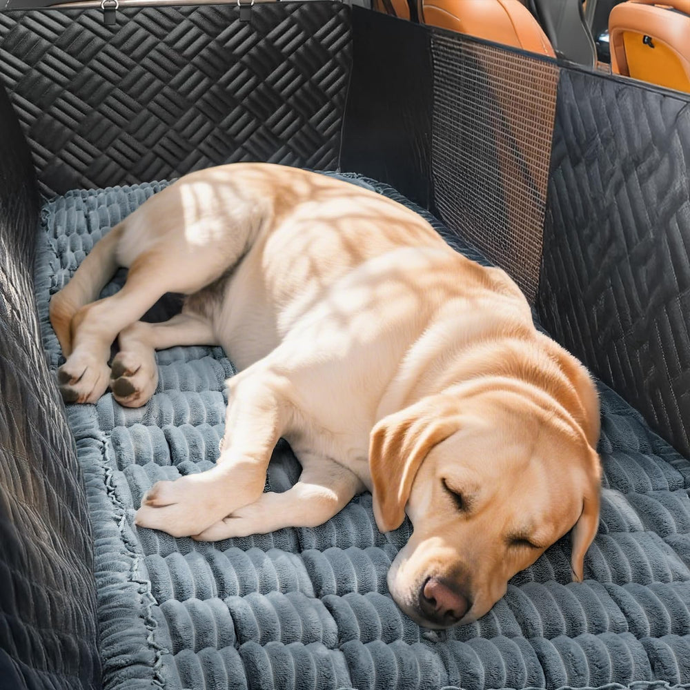 Fulltour dog car seat cover gray design complements car and home