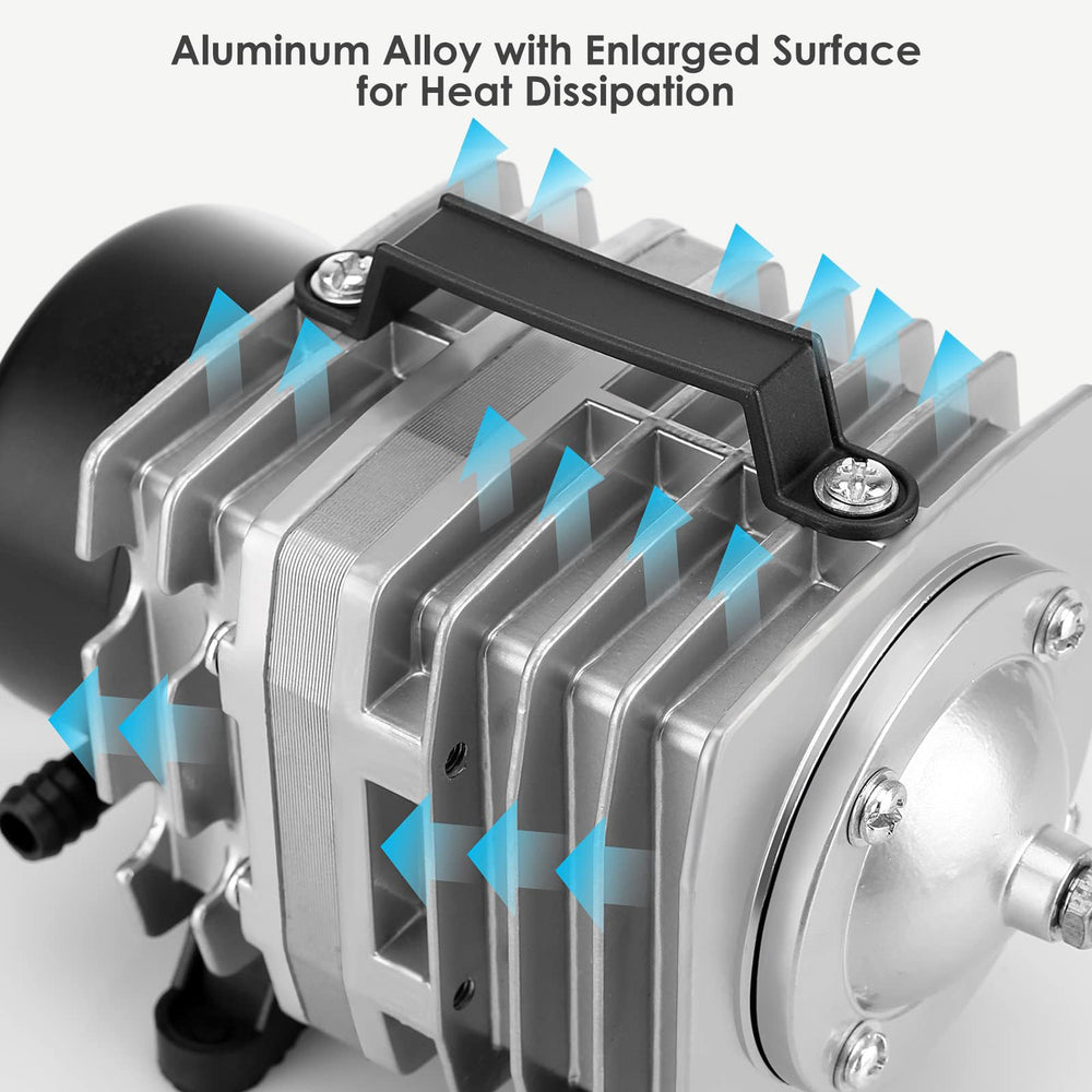 FUMAK 6-outlet manifold included demonstrates versatile aeration for multiple tanks.