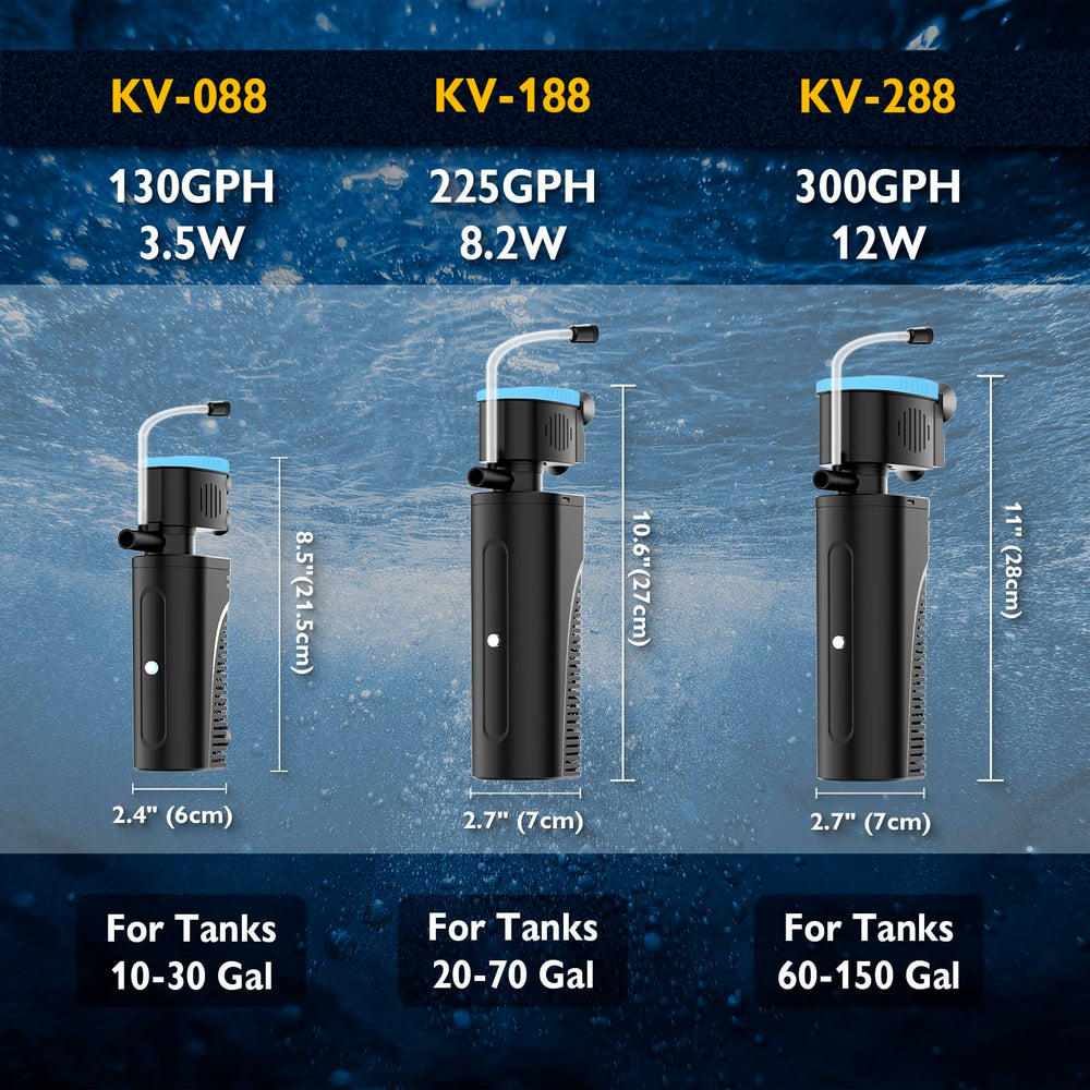 FUMAK aquarium-filter installation guide shows straightforward setup for busy hobbyists.