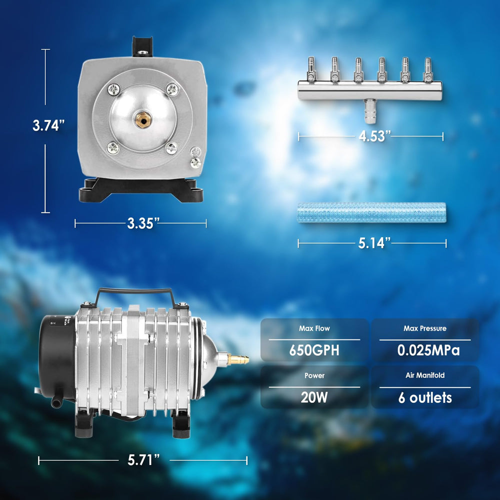 FUMAK aquarium aeration in hydroponics setup demonstrates cross-system flexibility.