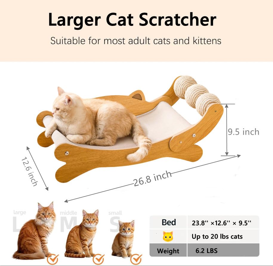 FUNACAY cat ball toys with sisal balls encourage active play.