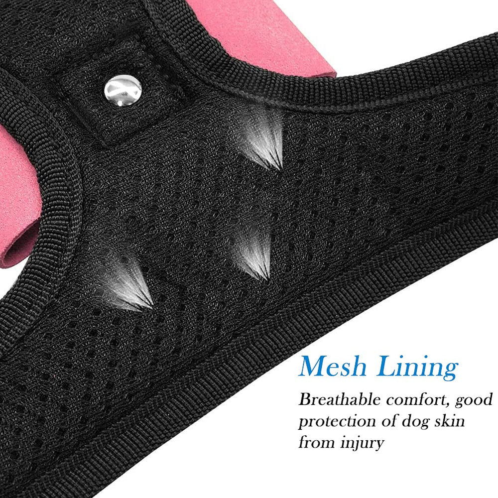 FUNAT dog harness bow detail adds cute sparkle for everyday adventures.