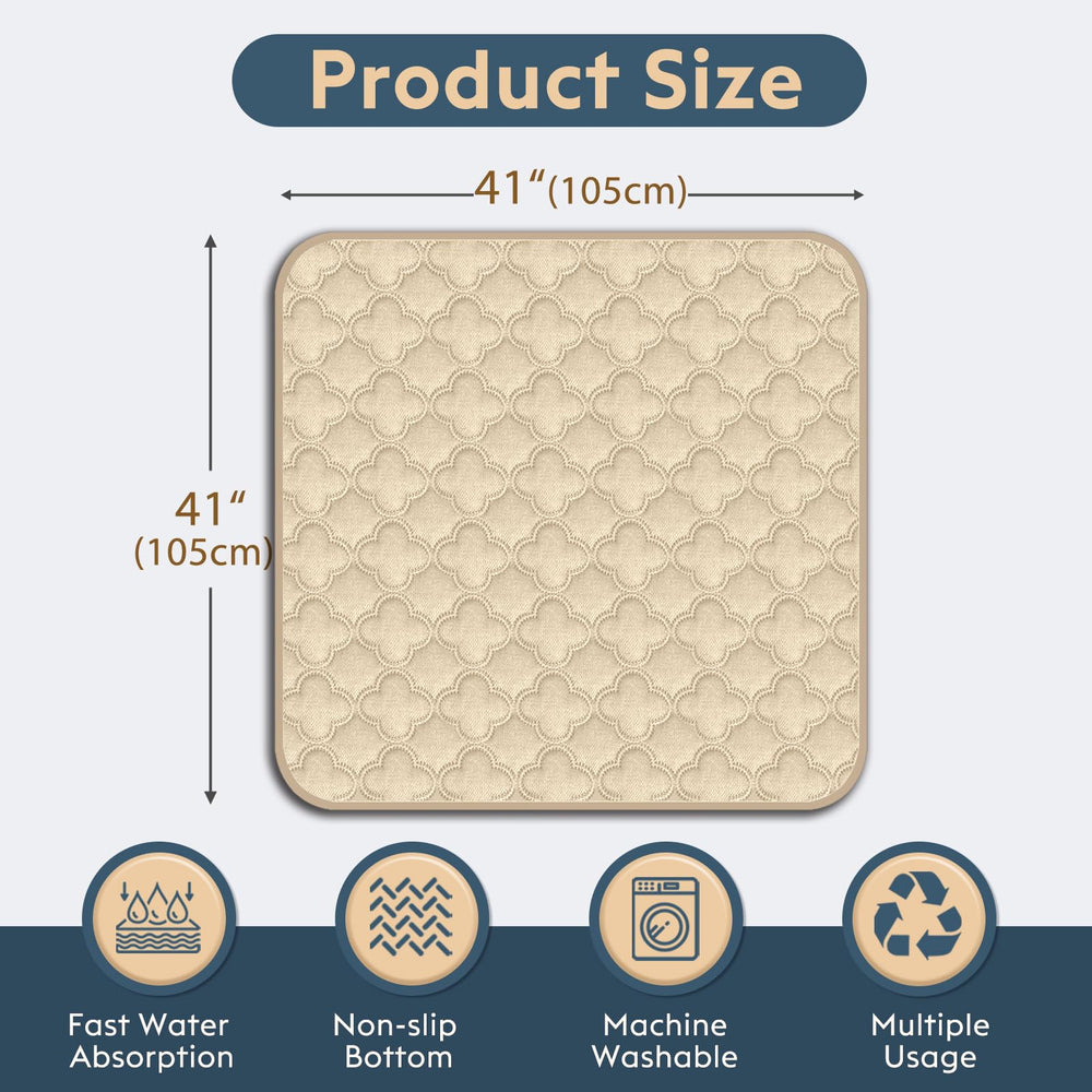 FunFurry dog pee pad 41x41 absorption layer close-up highlights high-density soaking