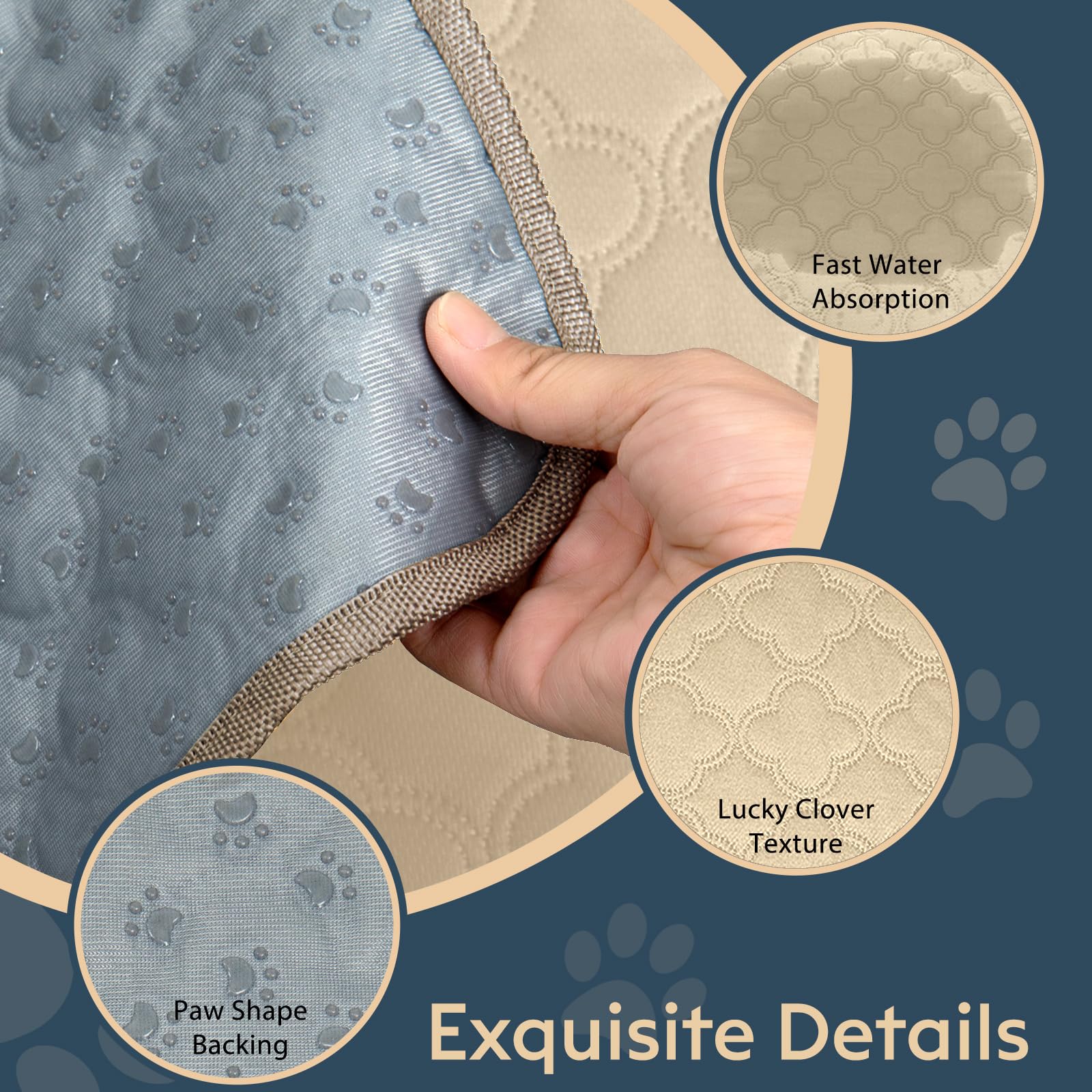 FunFurry 41x41 two-pack details highlight convenient sizing and packaging