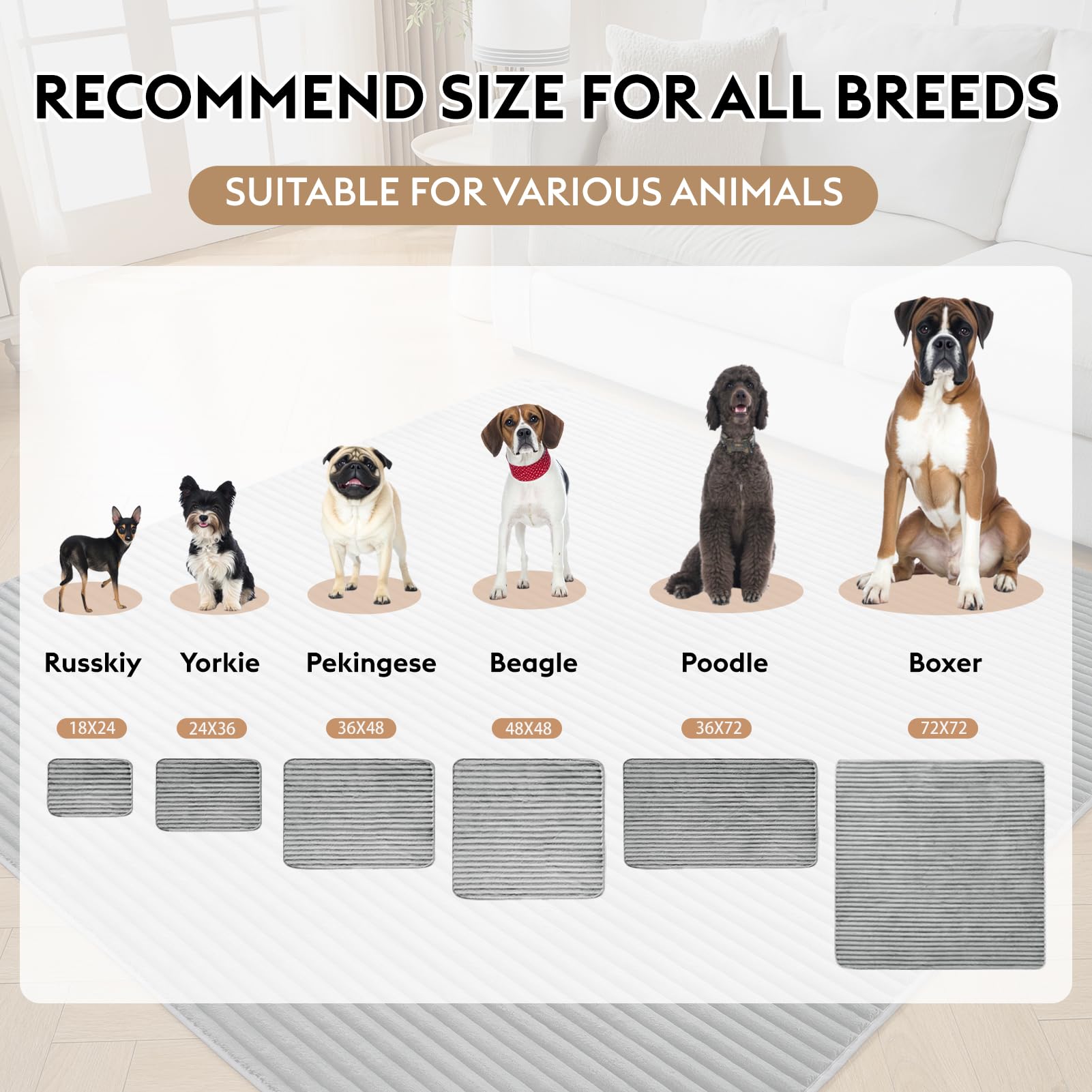 FunFurry pad machine-washable reusable design for sustainable use.