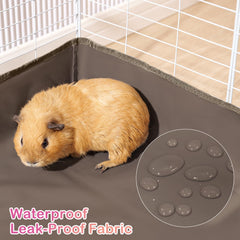 FunFurry paw-pattern exterior adds a friendly look to small animal habitats.