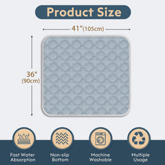 FunFurry pee pad waterproof inner layer prevents leaks and floor stains.