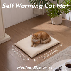 FunFurry self-warming cat bed machine-washable-cover simplifies washing and pet care routines.