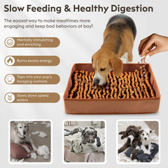FunFurry Snuffle Mat dog sniffing action stimulates mental exploration