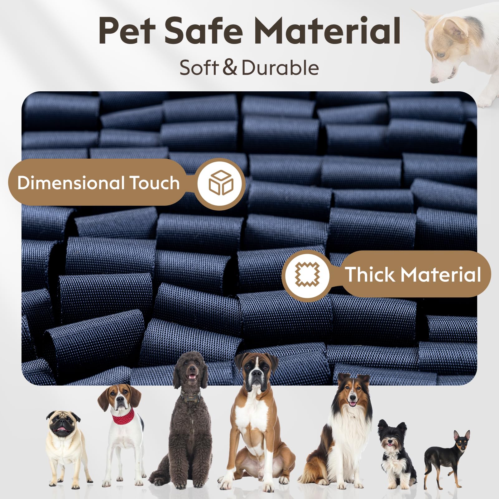 FunFurry Snuffle Mat washing machine cleaning makes upkeep easy.