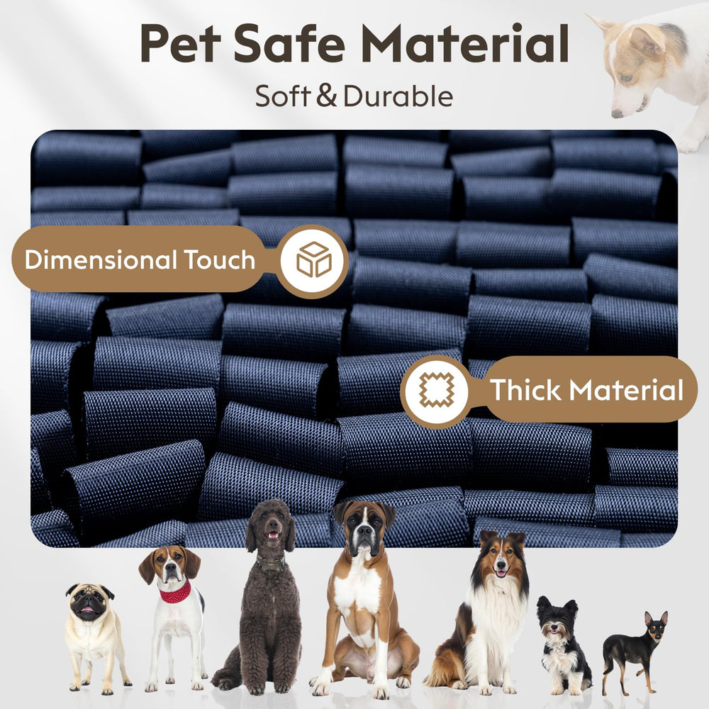 FunFurry Snuffle Mat washing machine cleaning makes upkeep easy.