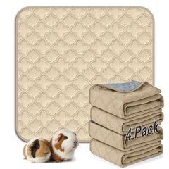 FunFurry washable guinea pig cage liner 12x12 pad shows reusable bedding for comfort and easy cleanup